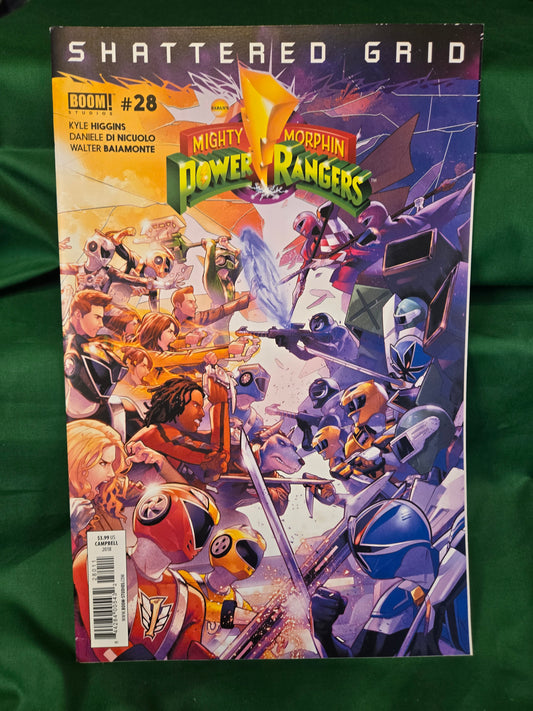 Mighty Morphin Power Rangers #28 Comic - Jamal Campbell Cover