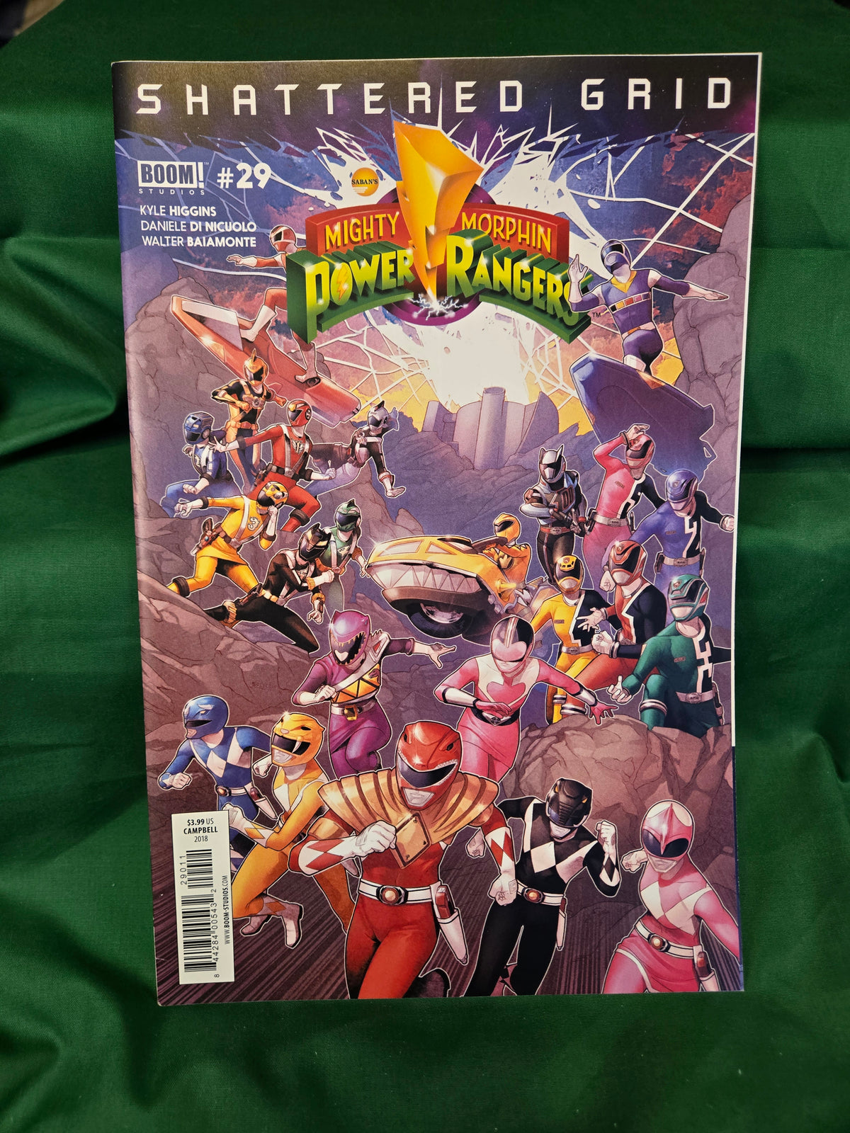 Mighty Morphin Power Rangers #29 Comic - Jamal Campbell Cover