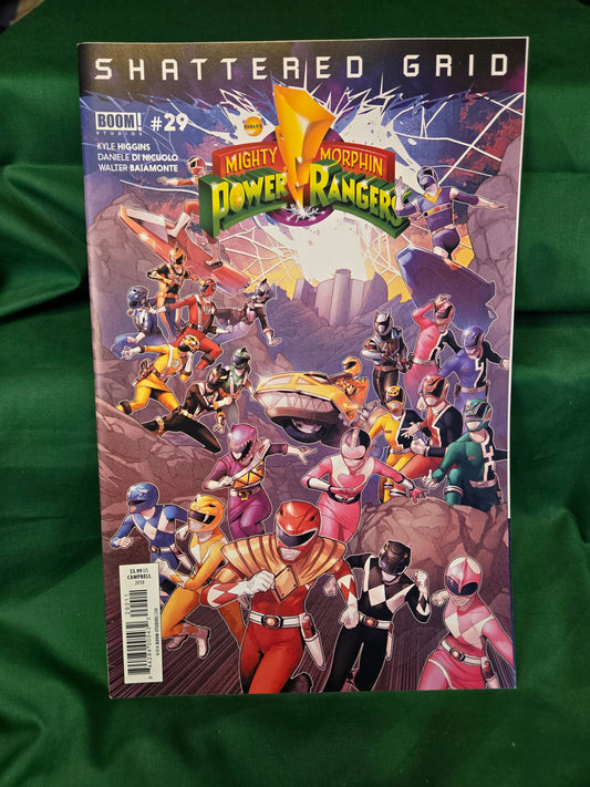 Mighty Morphin Power Rangers #29 Comic - Jamal Campbell Cover