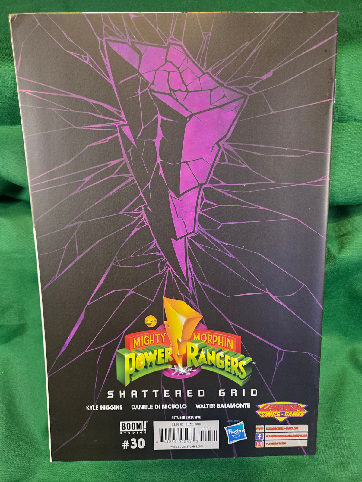 Mighty Morphin Power Rangers #30 Comic - Buzz DBZ Fusion Variant