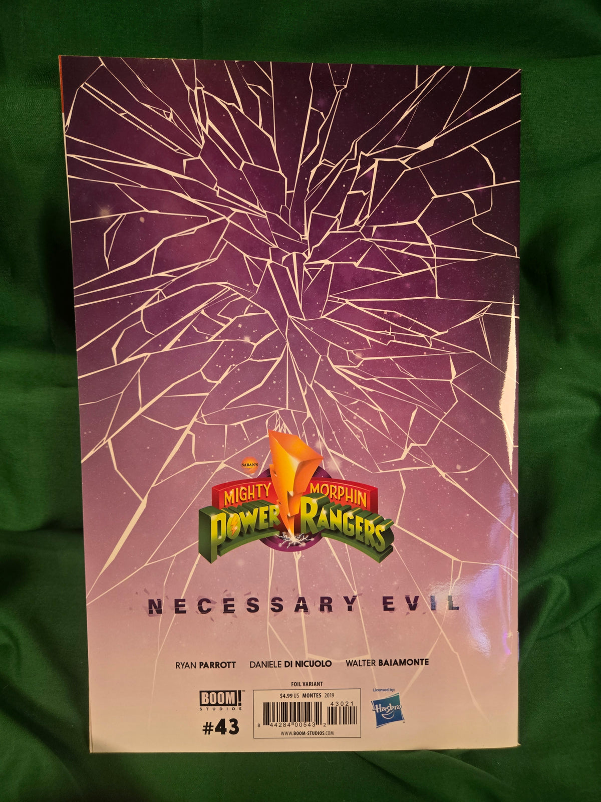Mighty Morphin Power Rangers #43 Comic - Montes Blue Ranger Variant