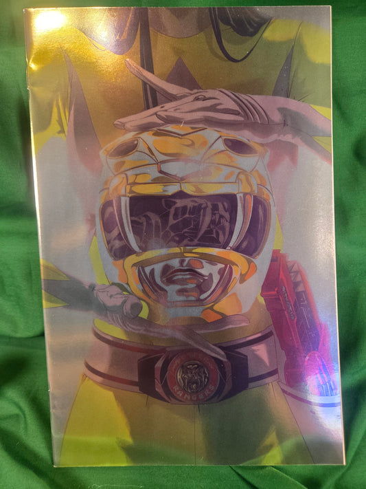 Mighty Morphin Power Rangers #44 Comic - Montes Yellow Foil Variant