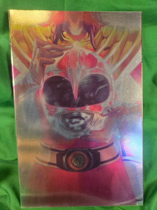Mighty Morphin Power Rangers #47 Comic - Montes Foil Pink Dragon Variant
