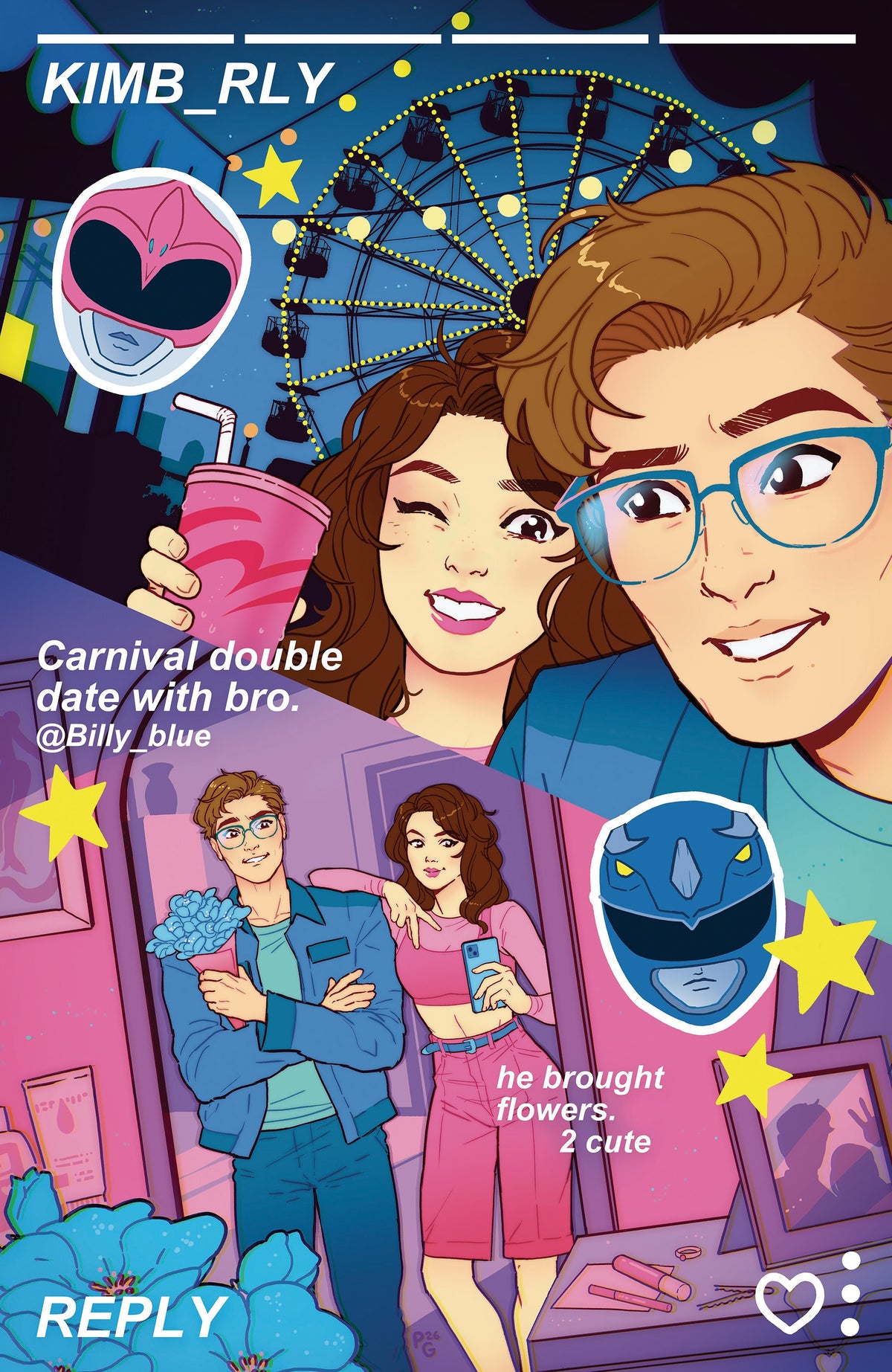 Mighty Morphin Power Rangers (2026) #4 Comic - 1:20 Ganucheau Variant
