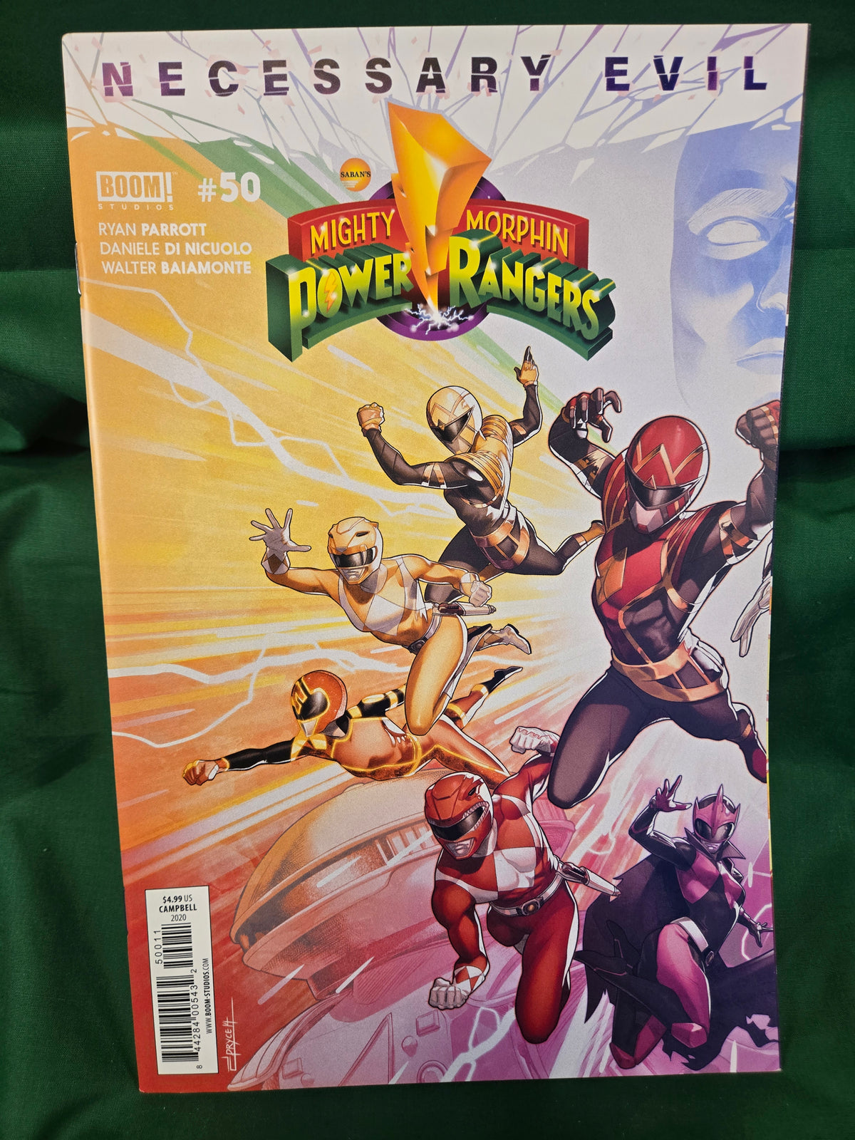 Mighty Morphin Power Rangers #50 Comic - Campbell Connecting Variant