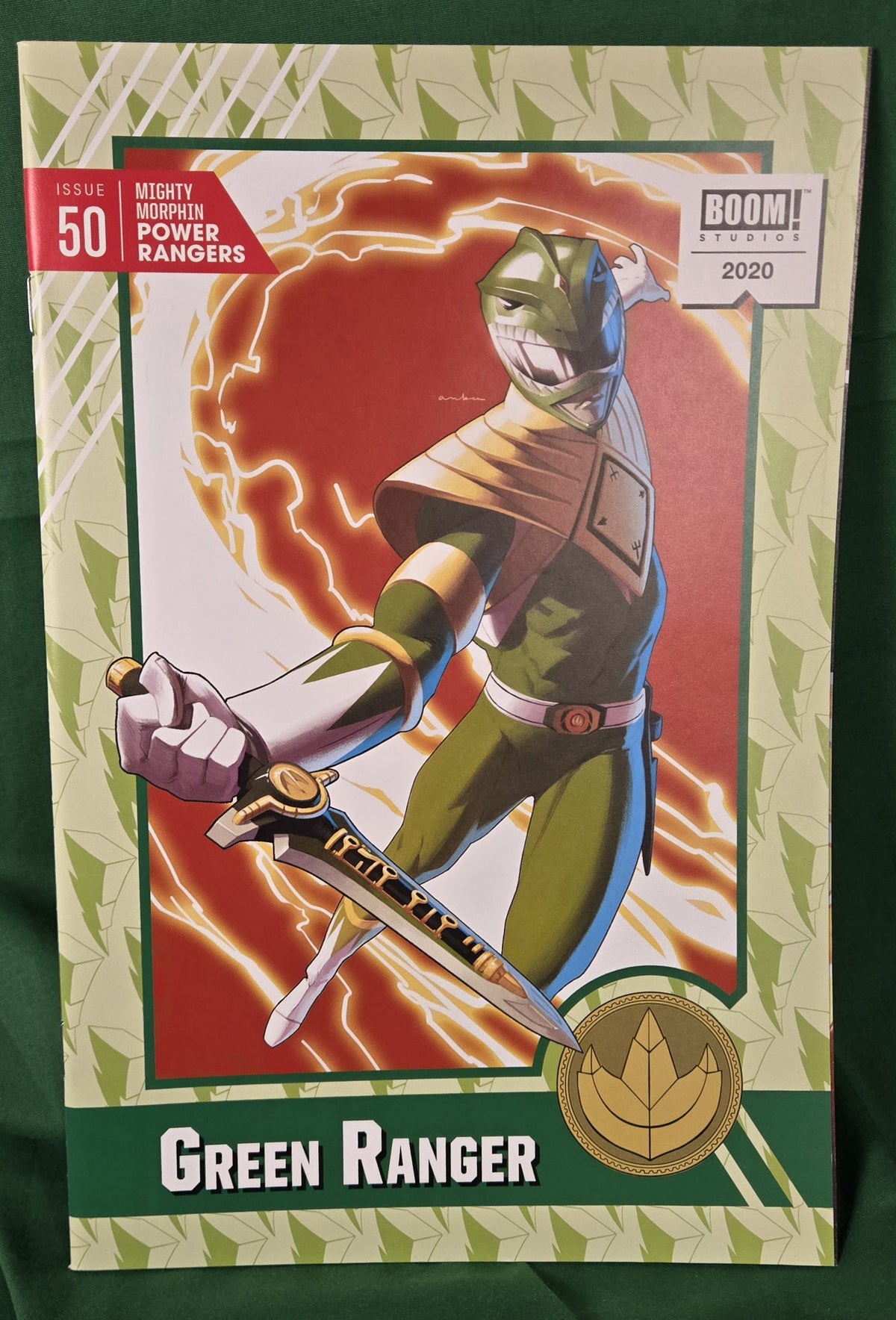 Mighty Morphin Power Rangers #50 Comic - 1:20 Anka Trading Card Variant
