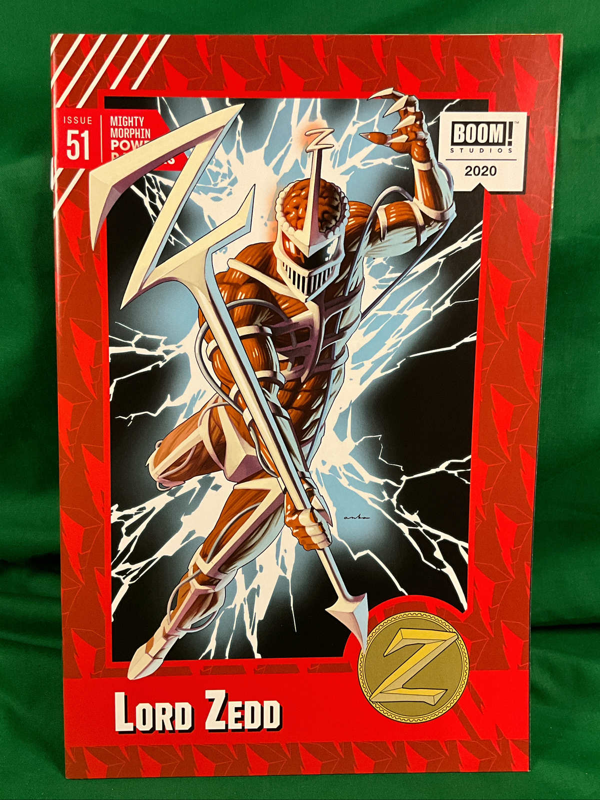 Mighty Morphin Power Rangers #51 Comic - 1:10 Anka Trading Card Variant