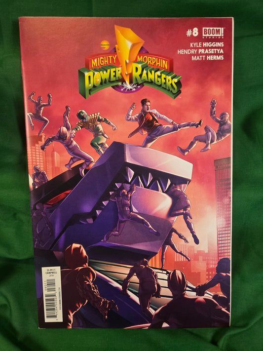 Mighty Morphin Power Rangers #8 Comic - Jamal Campbell Cover