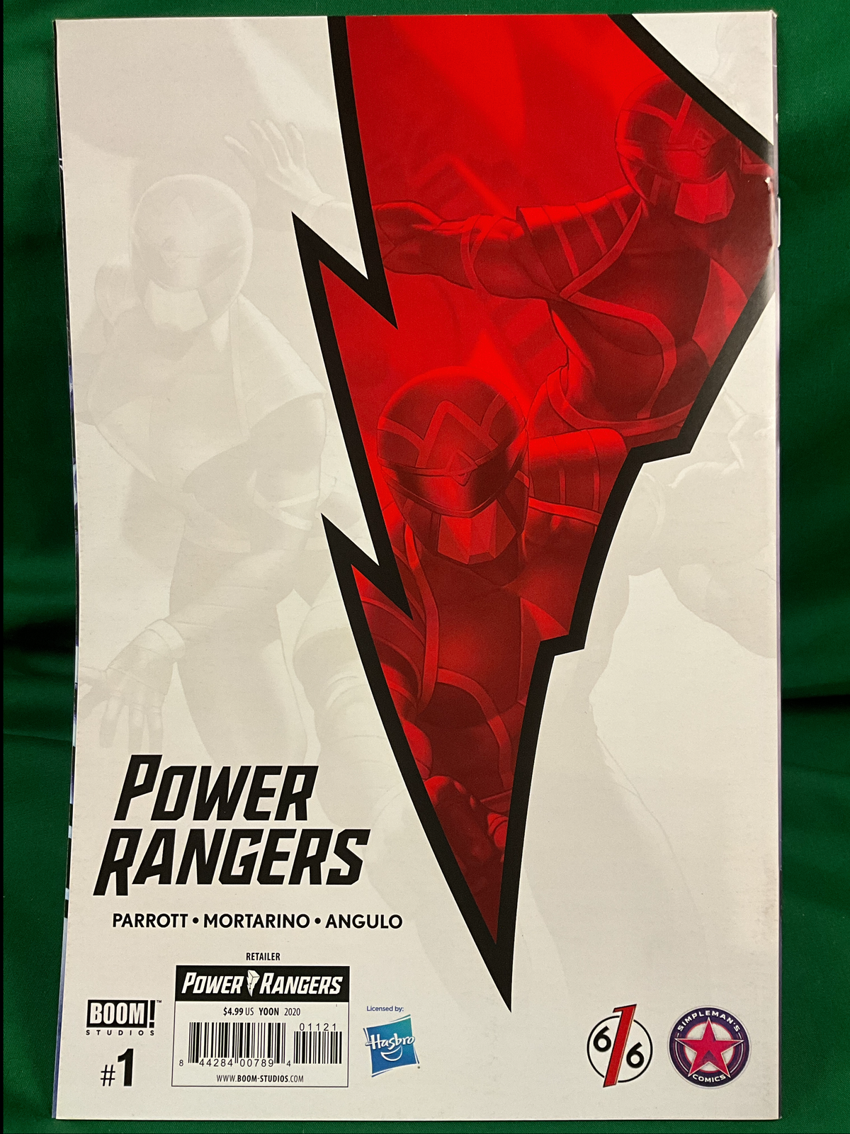 Power Rangers #1 (MMPR #57) Comic - Yoon 616 Variant
