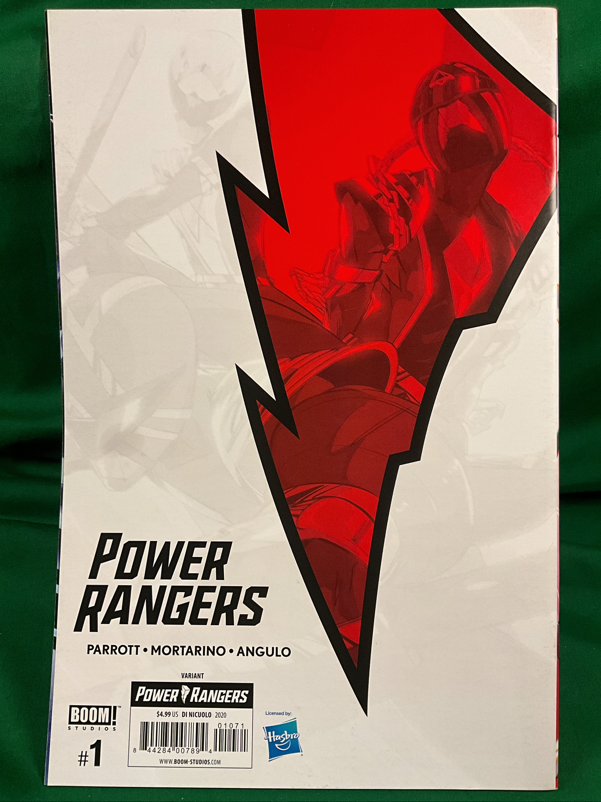 Power Rangers #1 (MMPR #57) Comic - Di Nicuolo Legacy Virgin Variant