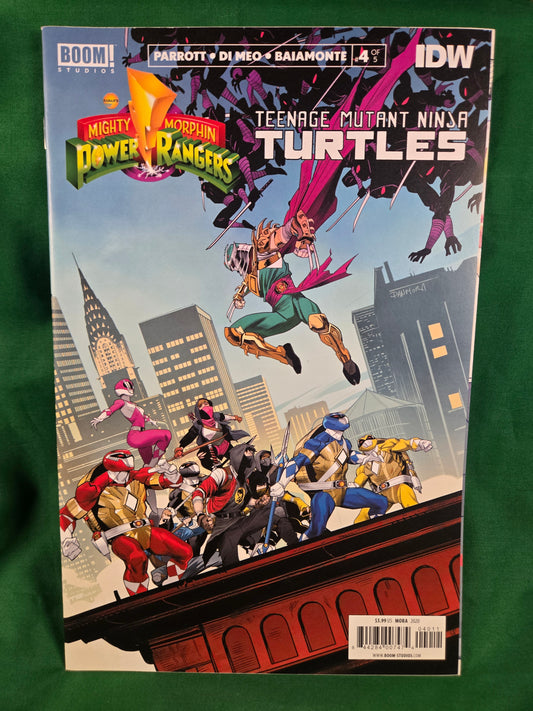 Mighty Morphin Power Rangers/Teenage Mutant Ninja Turtles #4 Comic