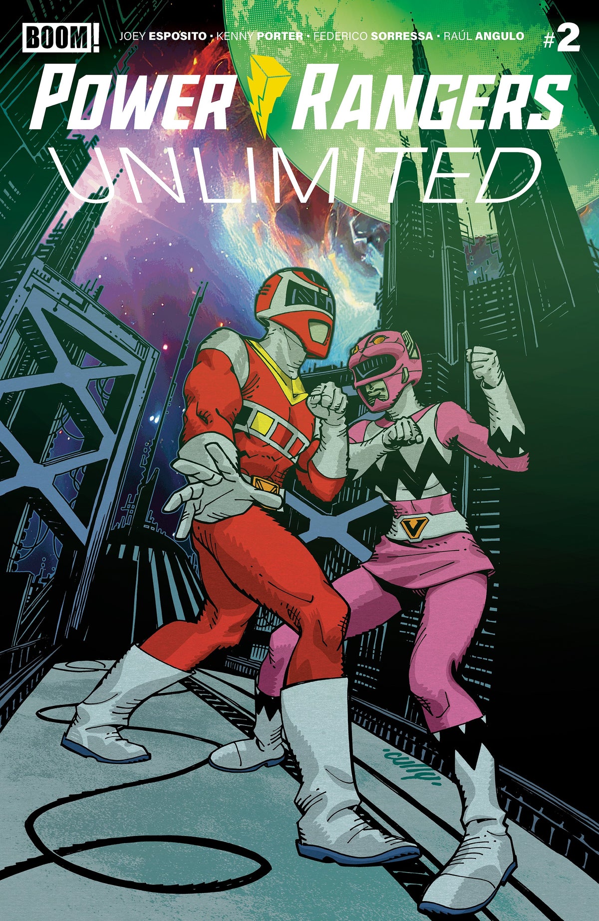 Power Rangers: Unlimited #2 Comic - Cully Hamner Variant