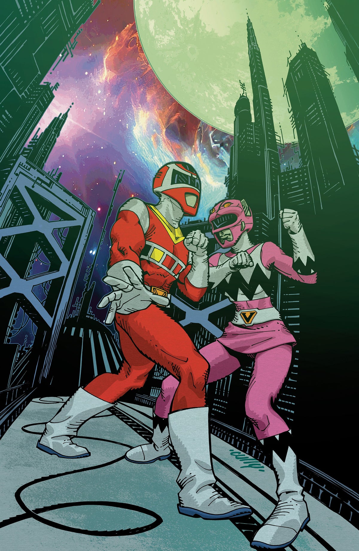 Power Rangers: Unlimited #2 Comic - 1:10 Hamner FOIL Variant