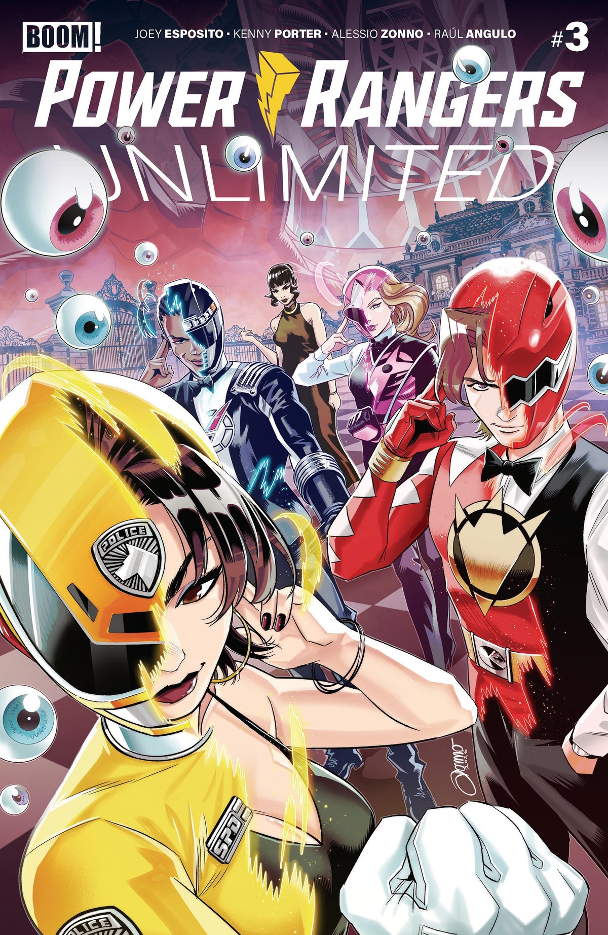 Power Rangers: Unlimited #3 Comic - Alessio Zonno Cover