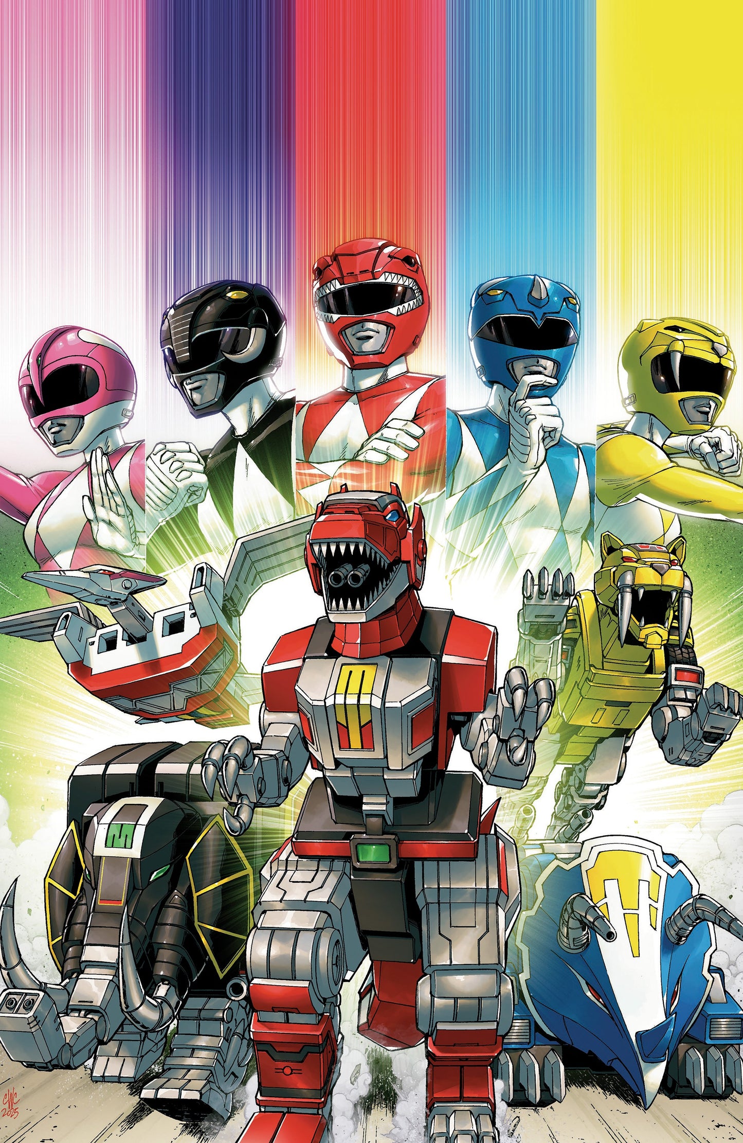 Mighty Morphin Power Rangers: Zord Quest #1 Comic - Coller VIRGIN Variant