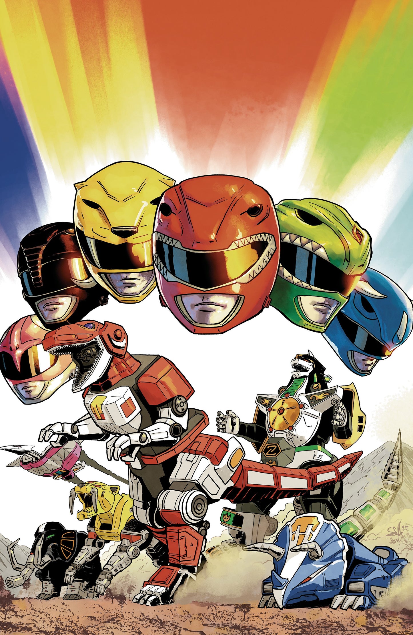 Mighty Morphin Power Rangers: Zord Quest #1 Comic - 1:15 Von Gorman Variant